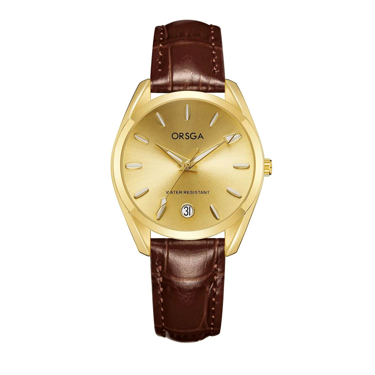 Orsga Silver Ladies Luxury Quartz Calendar Watch - Image 16