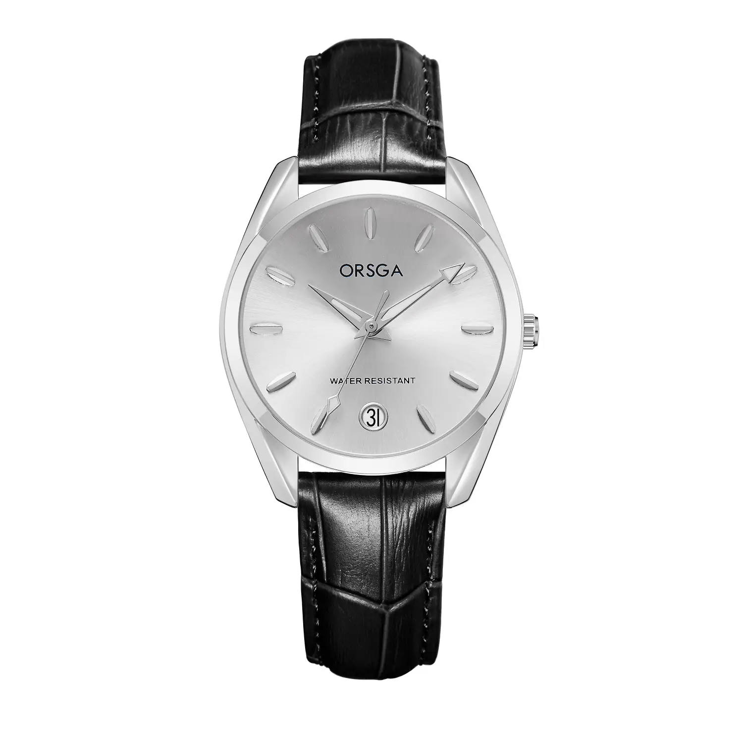 Orsga Silver Ladies Luxury Quartz Calendar Watch - Image 22