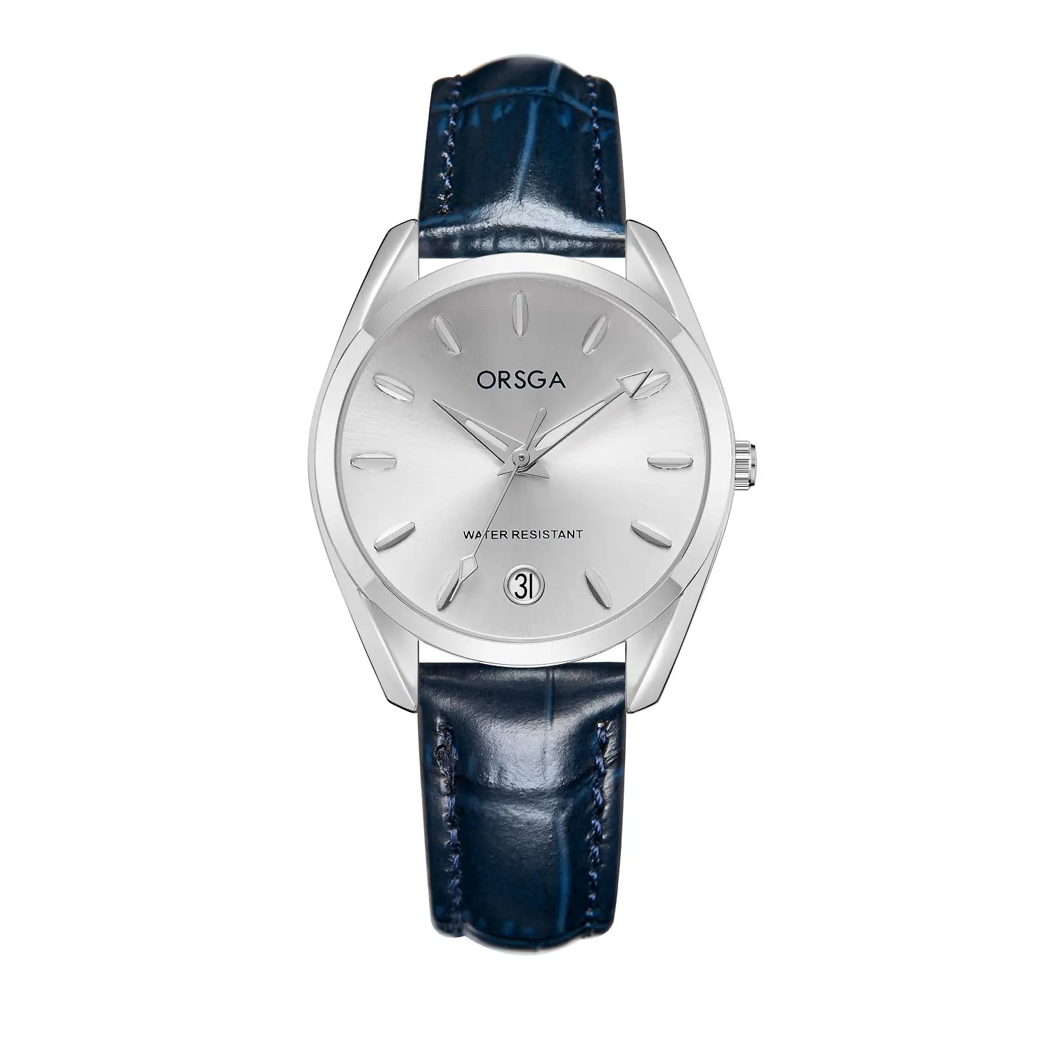Orsga Silver Ladies Luxury Quartz Calendar Watch - Image 27