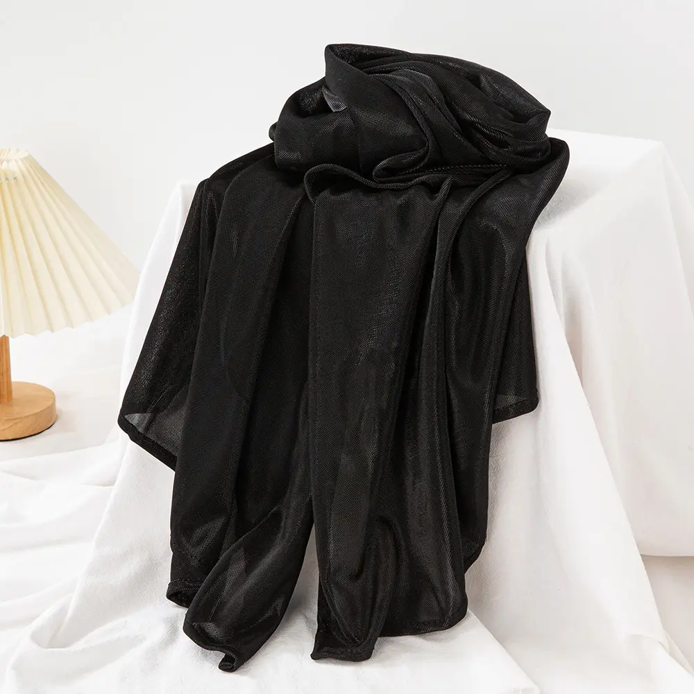 Bright Silk Long Scarf for Women Ethnic Muslim Headscarf — feature 12