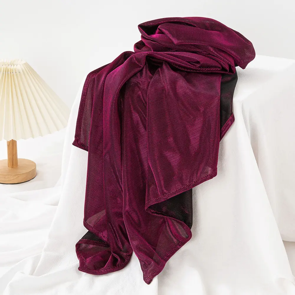 Bright Silk Long Scarf for Women Ethnic Muslim Headscarf — feature 14