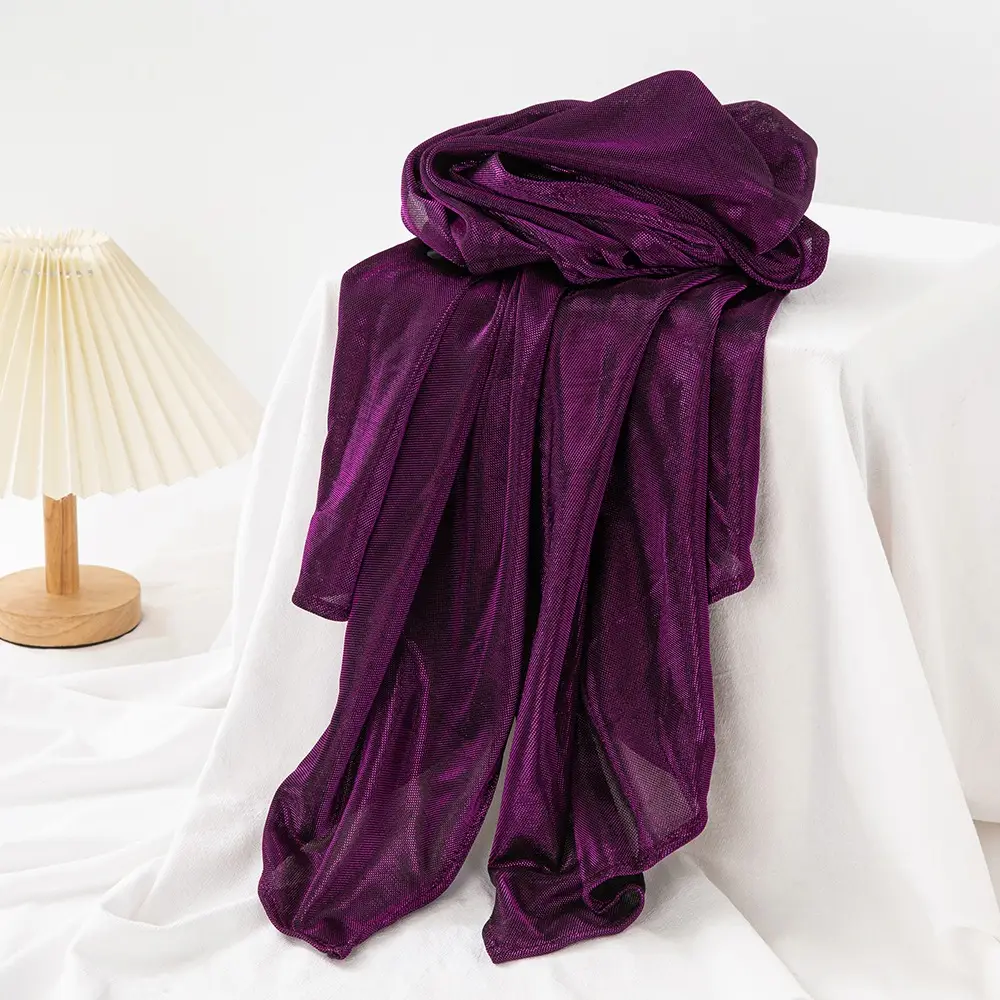 Bright Silk Long Scarf for Women Ethnic Muslim Headscarf — feature 15