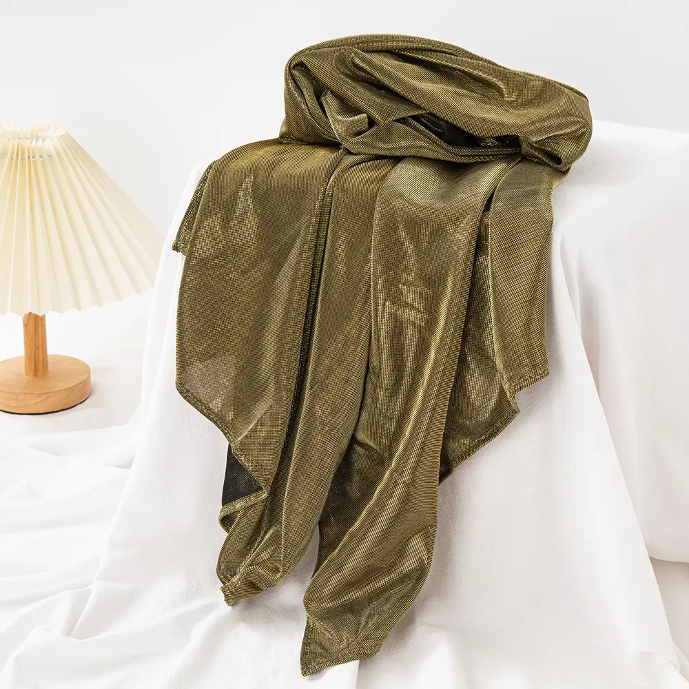 Bright Silk Long Scarf for Women Ethnic Muslim Headscarf — feature 17