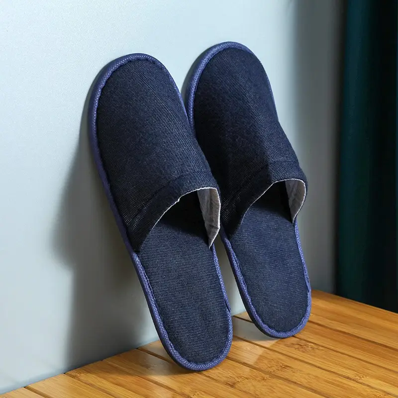 Cotton Slippers Men's Winter Indoor Home Non-slip Fluffy Slippers Thick Bottom with Fluffy Warm Cotton Slippers Men's Outer Wear