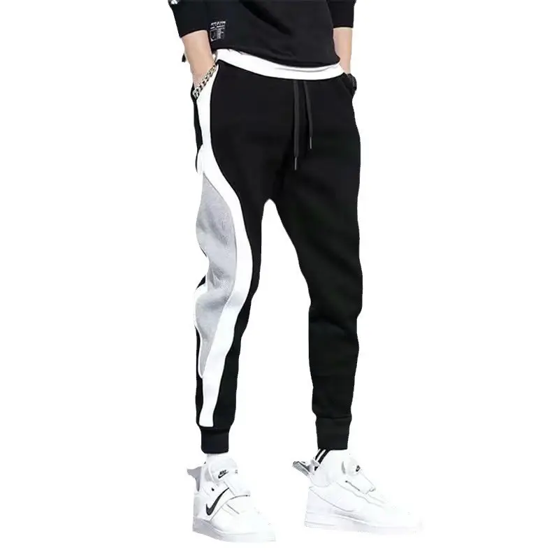 Men's Grey Fleece Lined Casual Pants 2024 - Image 10