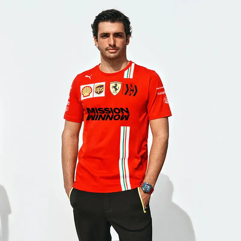23 F1 Racing Suit Aston Martin Mercedes-Benz Red Bull Racing Short Sleeve Crewneck T-shirt Men's Hair