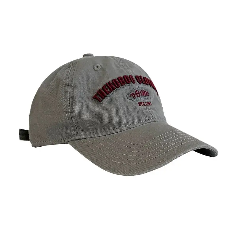 Women Washable Casual Baseball Cap with Embroidered Logo