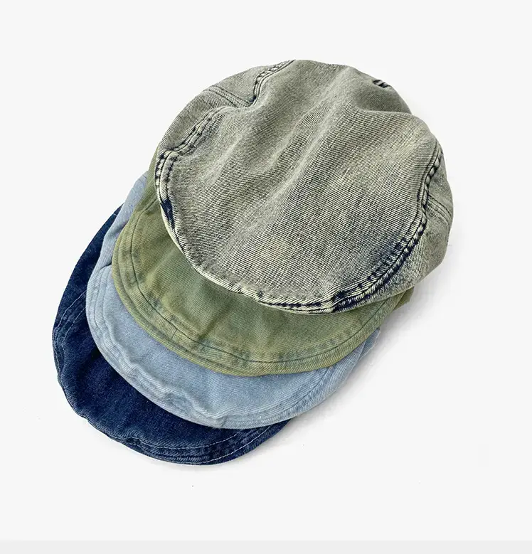 Women Denim Forward Hat Small Big Head Wai Duck Tongue Hat — feature 10