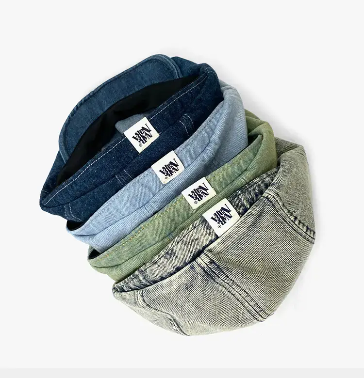 Women Denim Forward Hat Small Big Head Wai Duck Tongue Hat — feature 11