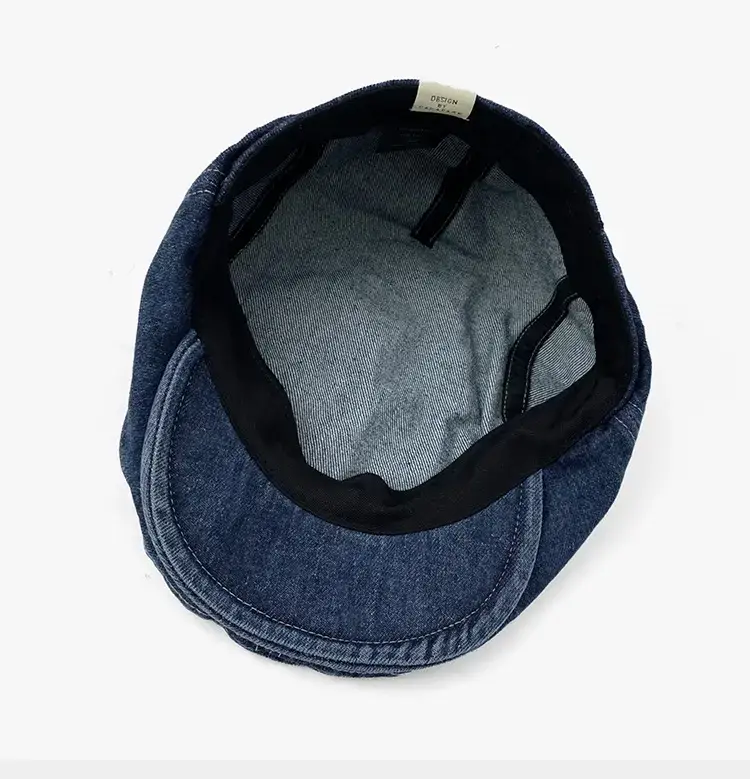 Women Denim Forward Hat Small Big Head Wai Duck Tongue Hat — feature 13