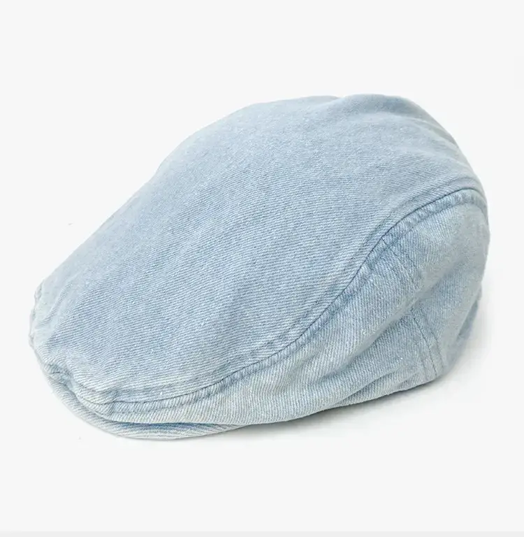 Women Denim Forward Hat Small Big Head Wai Duck Tongue Hat - Image 3