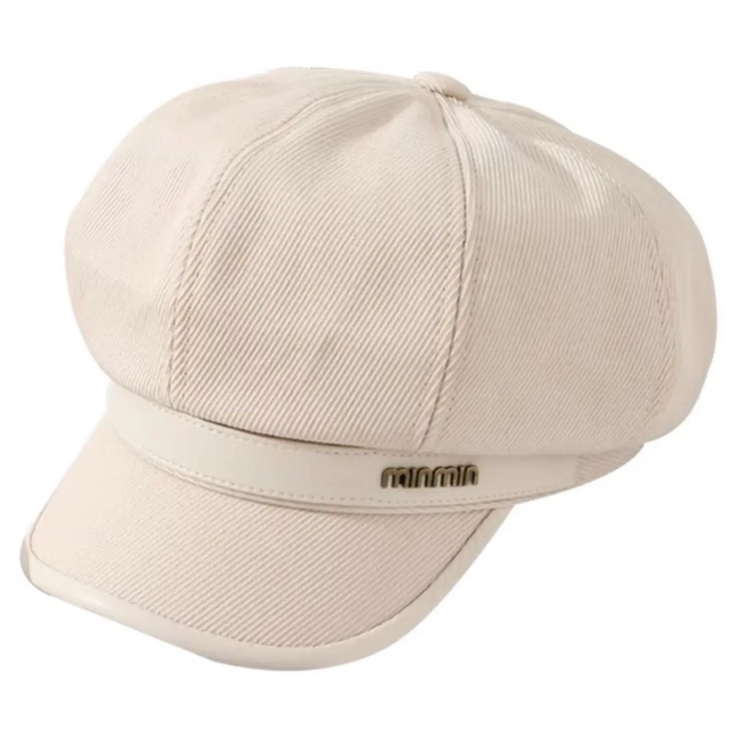 British Retro PU Leather Octagonal Hat for Kids Spring Autumn — feature 10