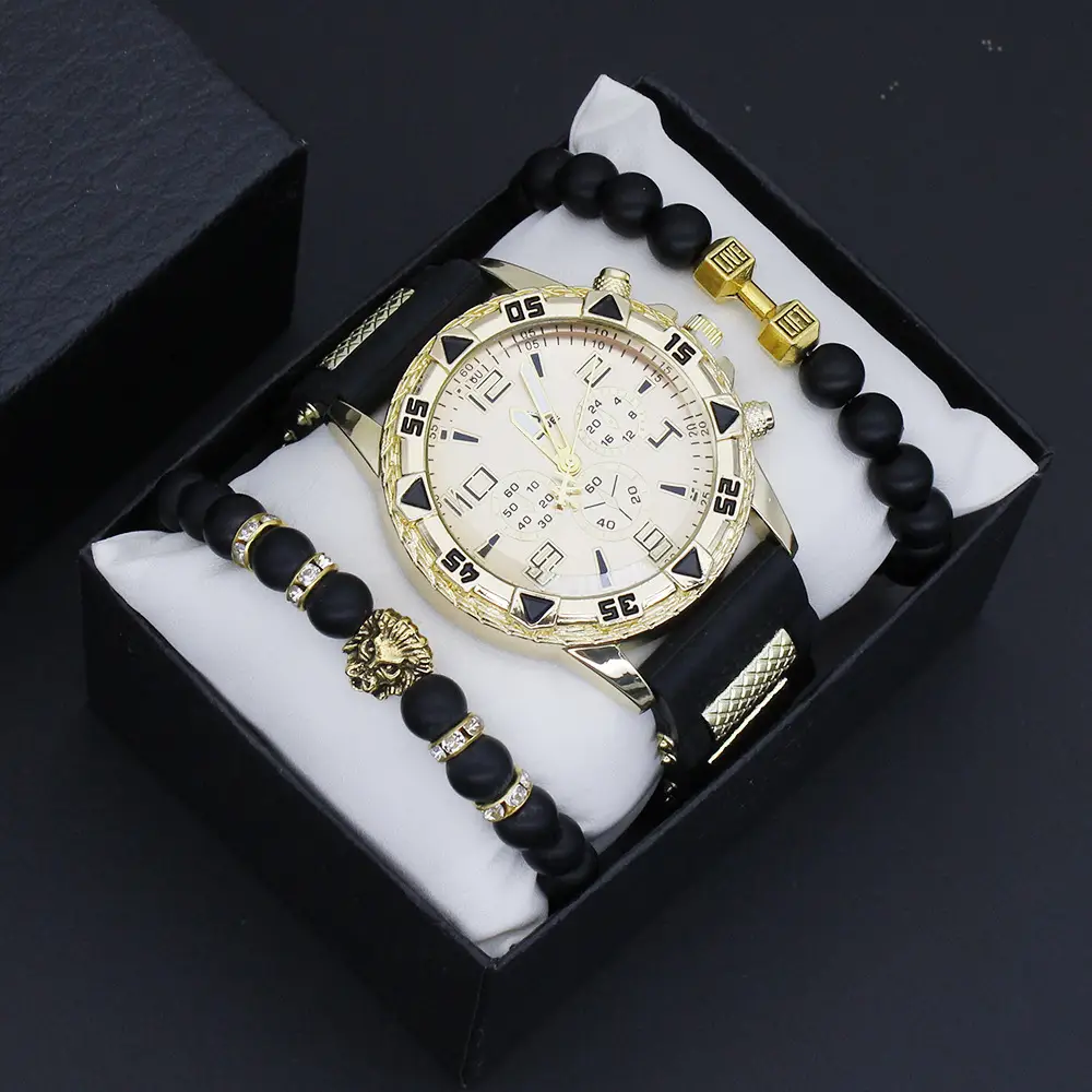 Men's Luxury Quartz Watch with Advanced Sense & Silicone Band - Image 3
