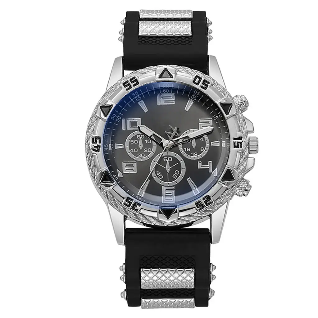 Men's Luxury Quartz Watch with Advanced Sense & Silicone Band - Image 14
