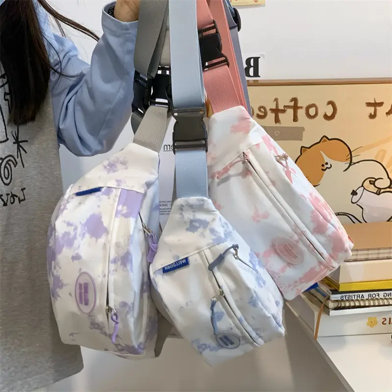 Women's Korean Style Chest Bag with Panda Print - Image 8