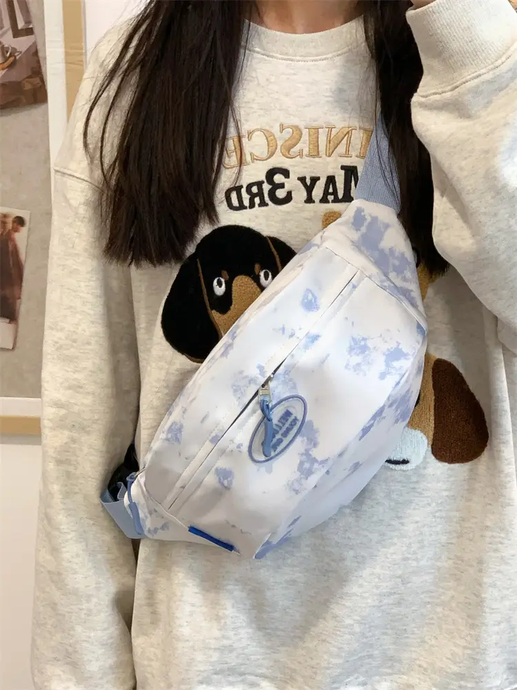 Women's Korean Style Chest Bag with Panda Print — feature 18