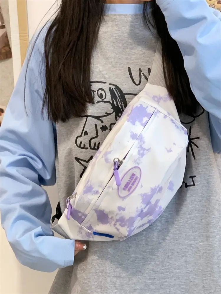 Women's Korean Style Chest Bag with Panda Print — feature 29