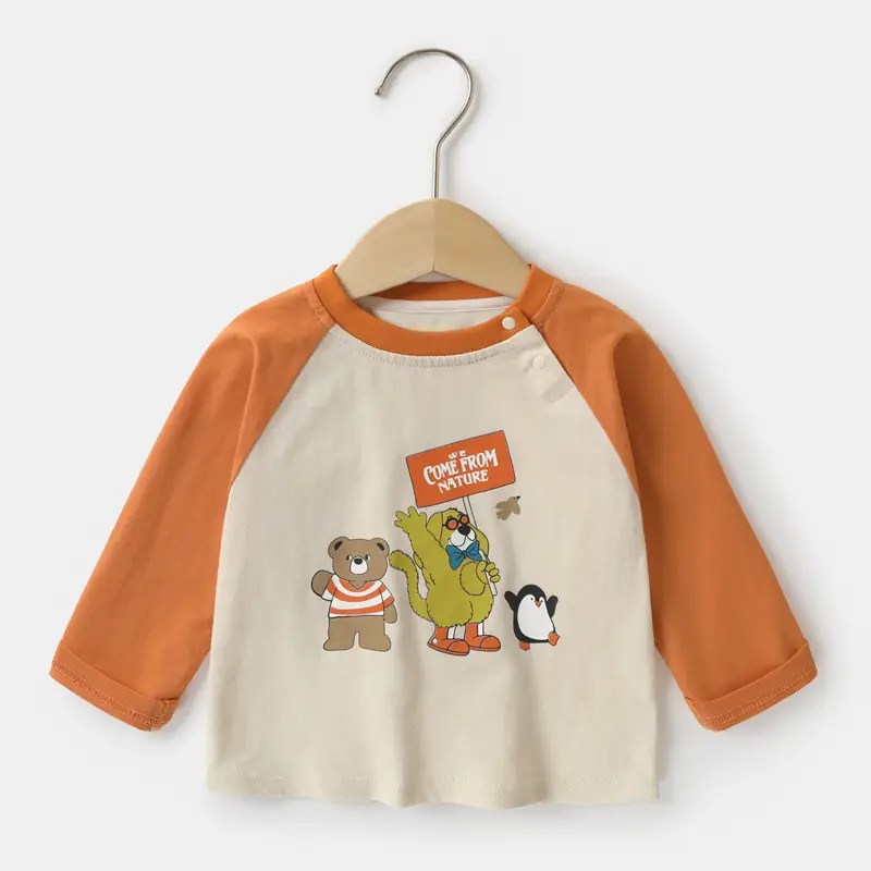 Kaka Panda Long Sleeve T-Shirt for Boys Girls Spring - Image 19