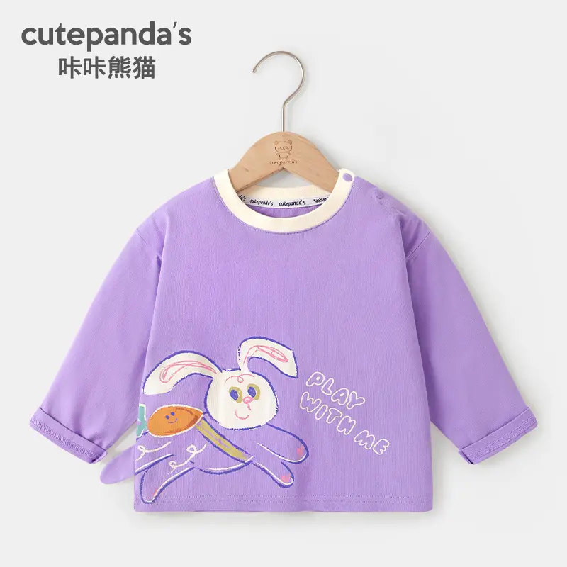 Kaka Panda Long Sleeve T-Shirt for Boys Girls Spring - Image 40
