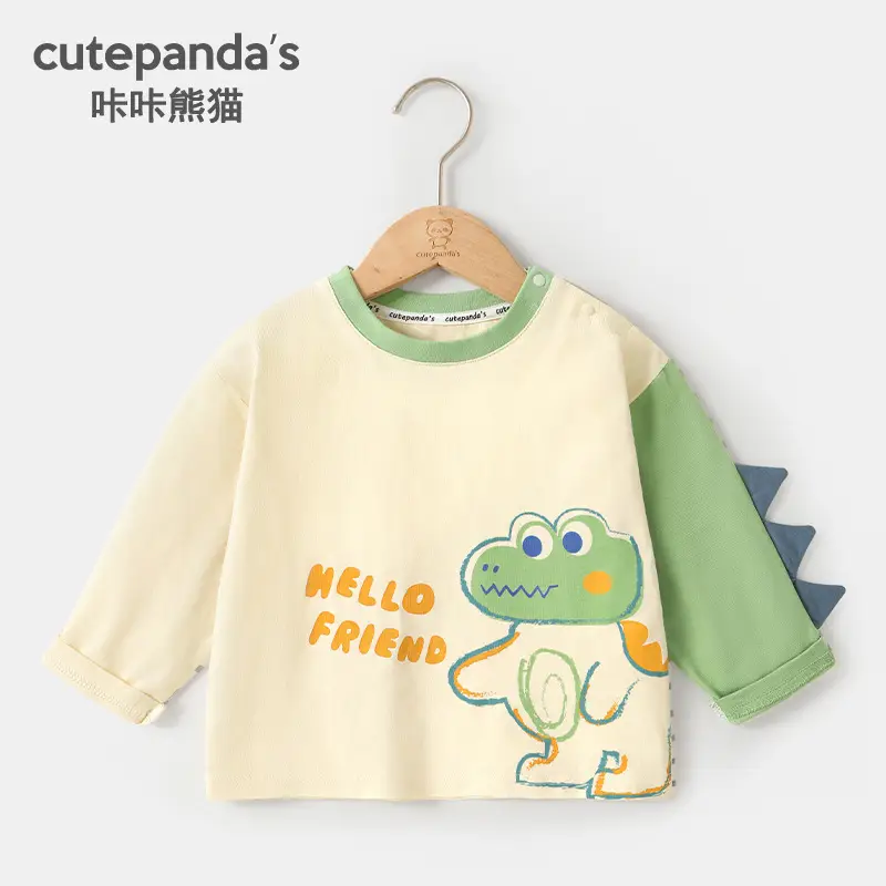 Kaka Panda Long Sleeve T-Shirt for Boys Girls Spring - Image 41
