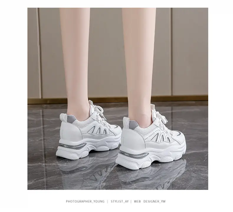 Women White Thick Sole Casual Shoes 2024 — feature 10