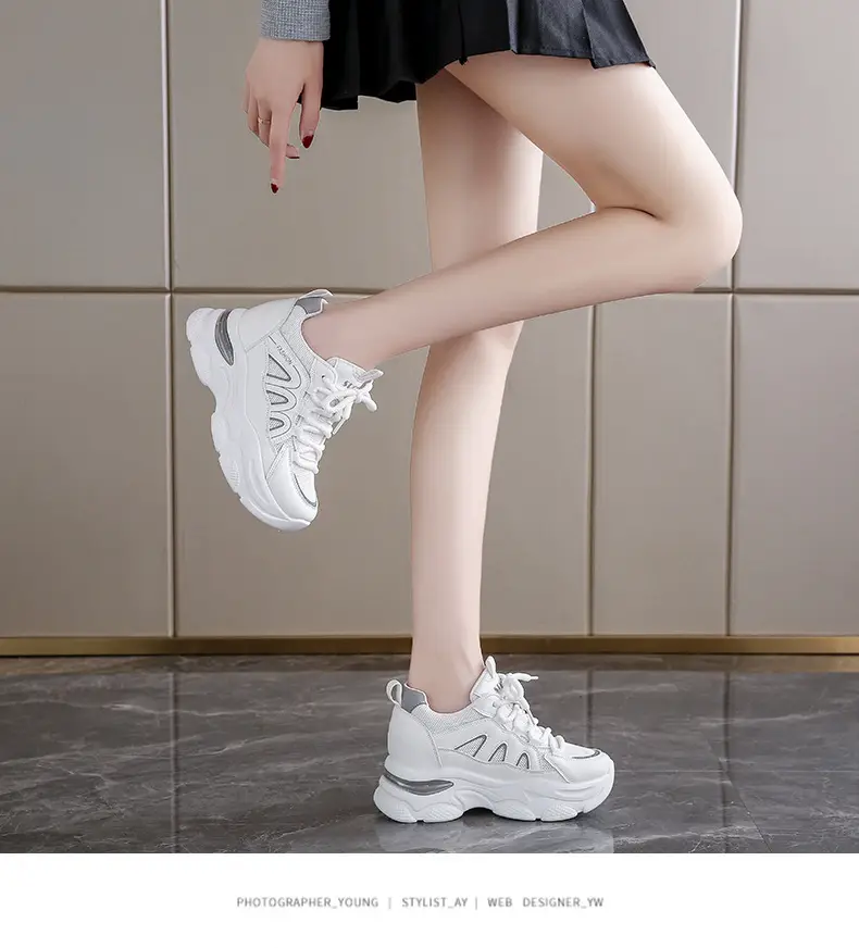 Women White Thick Sole Casual Shoes 2024 — feature 11