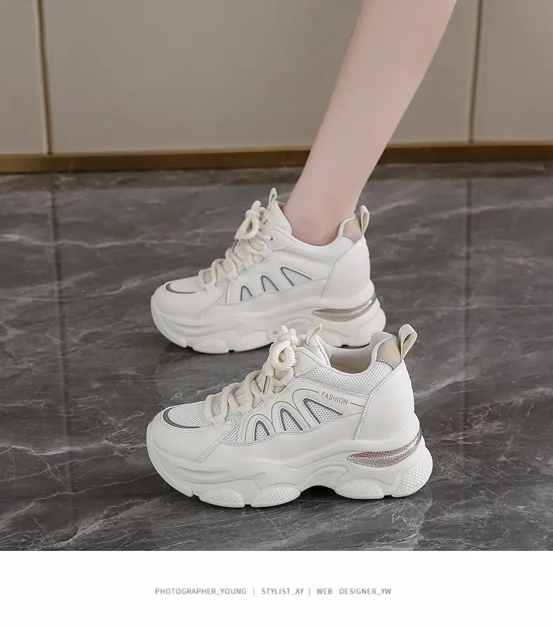 Women White Thick Sole Casual Shoes 2024 — feature 13