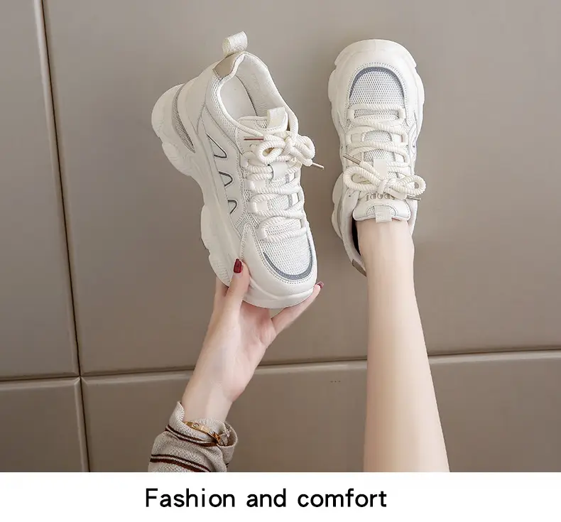 Women White Thick Sole Casual Shoes 2024 — feature 14
