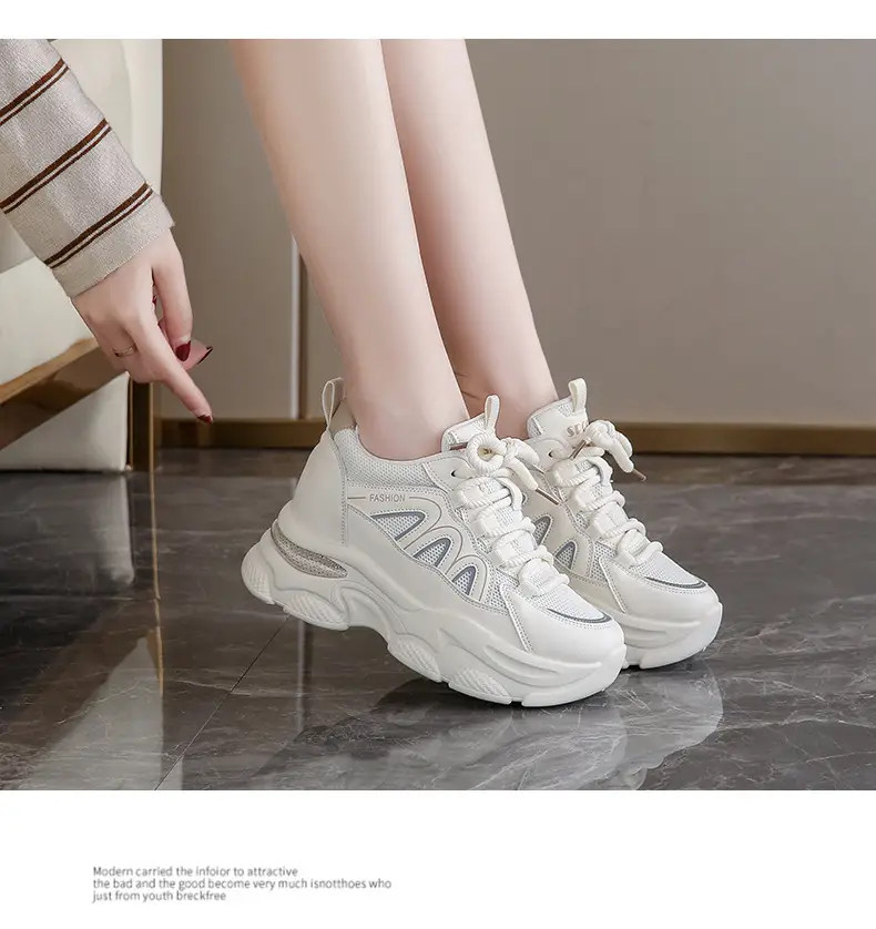 Women White Thick Sole Casual Shoes 2024 — feature 17