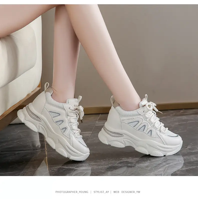 Women White Thick Sole Casual Shoes 2024 — feature 18