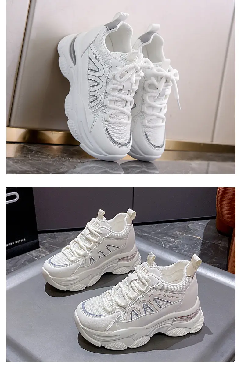 Women White Thick Sole Casual Shoes 2024 — feature 21