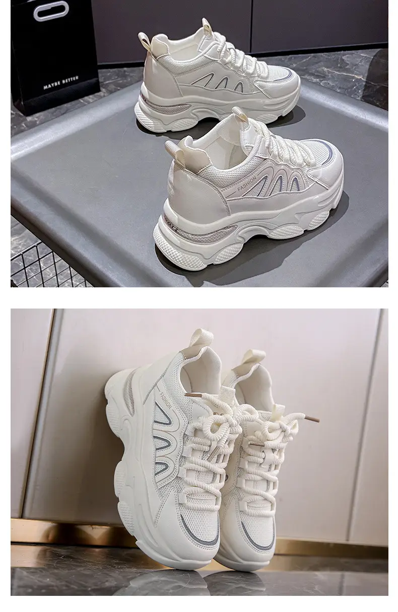 Women White Thick Sole Casual Shoes 2024 — feature 22