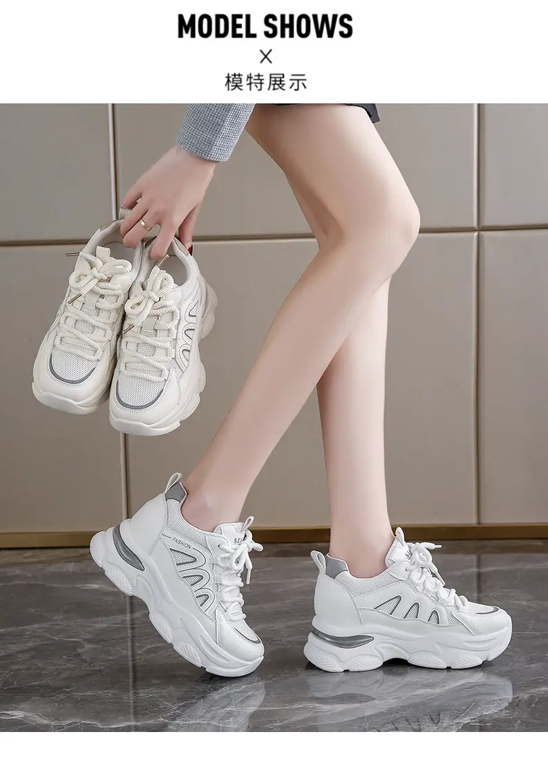 Women White Thick Sole Casual Shoes 2024 — feature 7