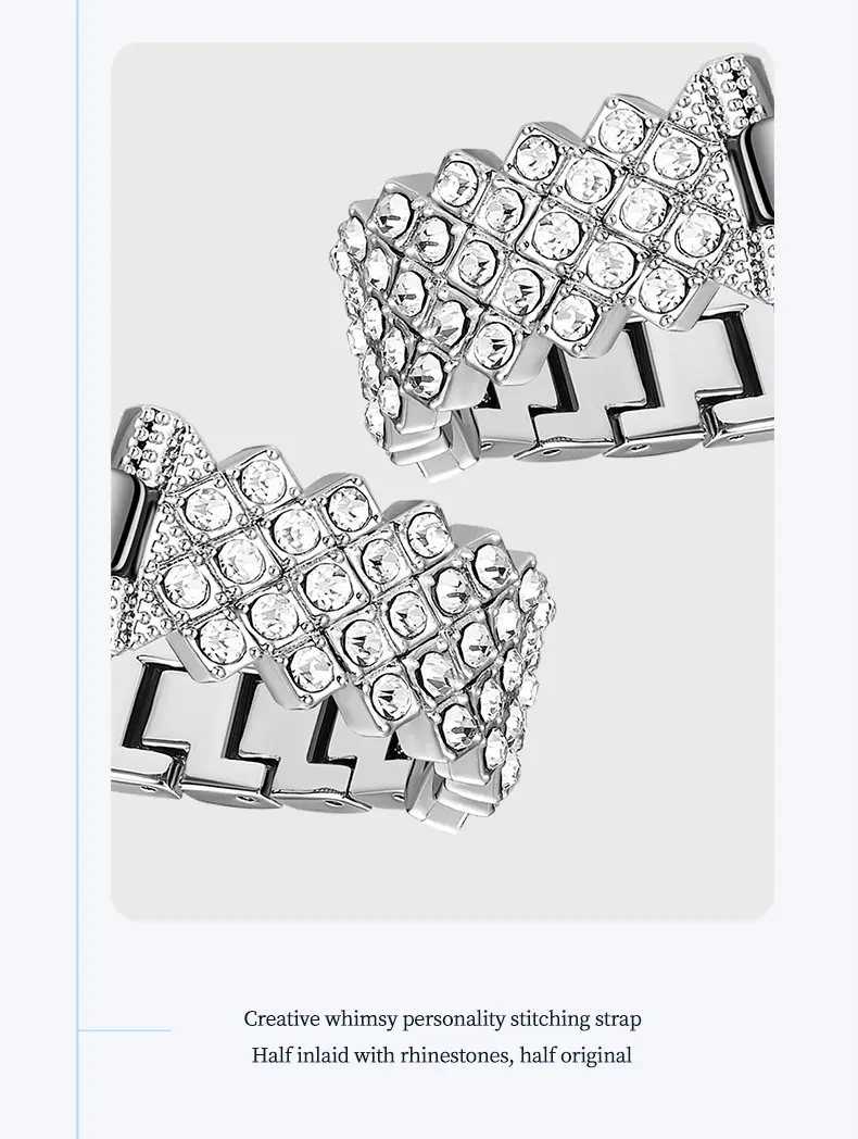 Kaidu Full Diamond Women's Watch with Light Luxury Bracelet — feature 22