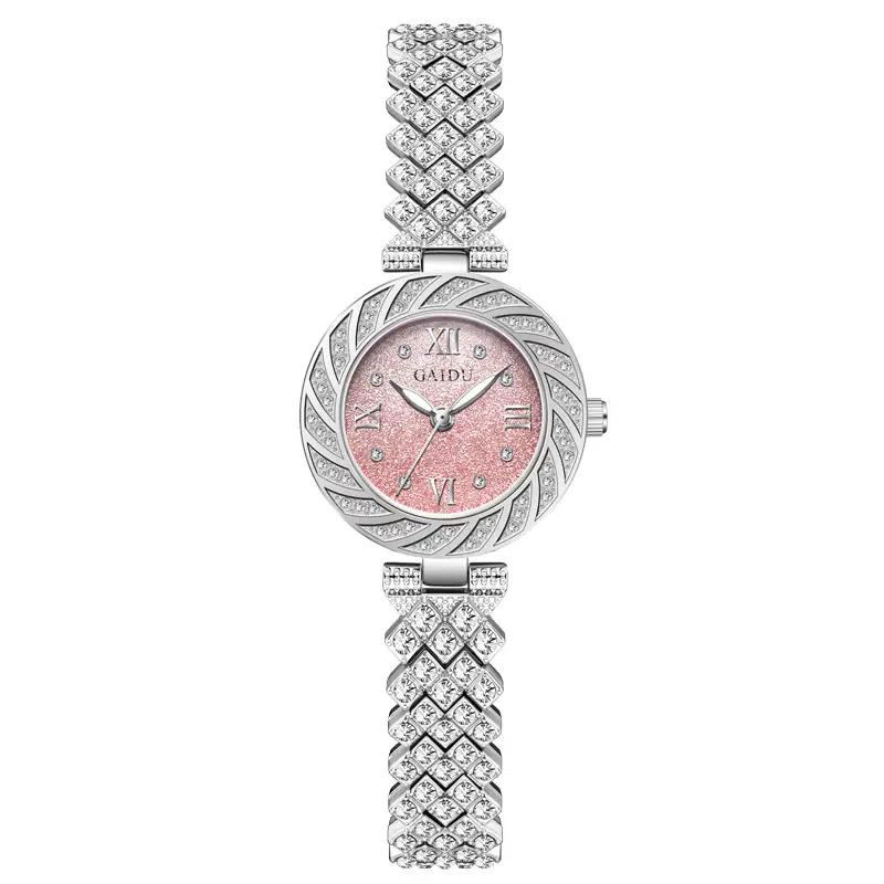 Kaidu Full Diamond Women's Watch with Light Luxury Bracelet - Image 2