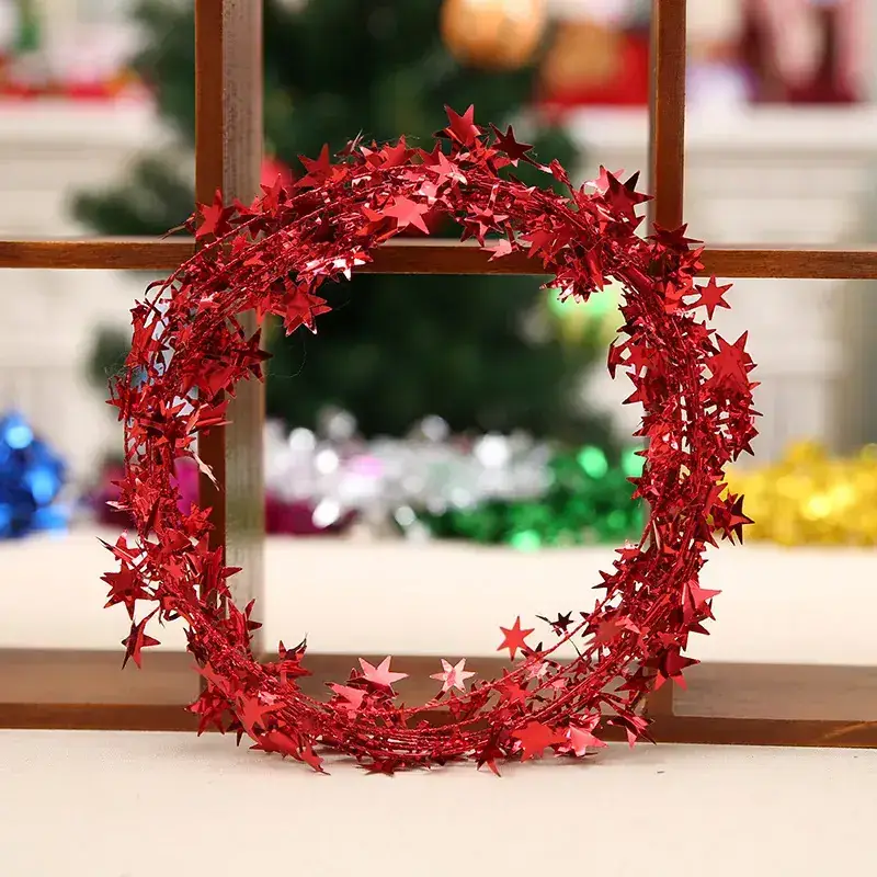 7.5m Gold Star Tassels Christmas Decor Wire - Image 11