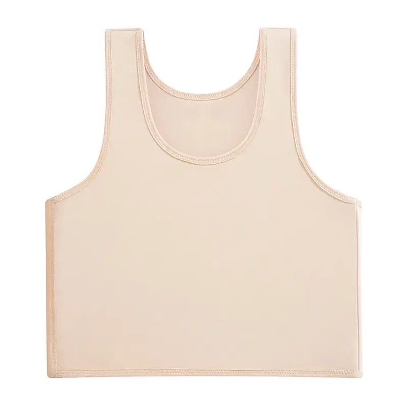Beige Seamless Non-Sagging Inner Buckle Vest