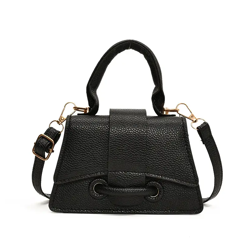 Red Litchi Pattern Shoulder Bag for Women - Image 5