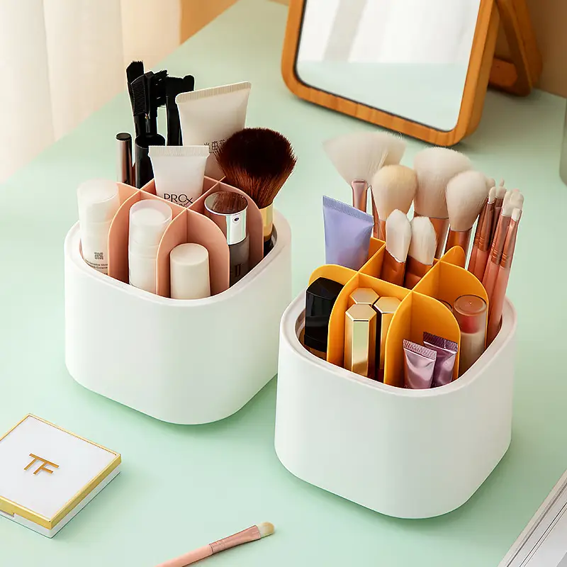 Transparent Rotating Cosmetic Storage Box 210g - Image 8