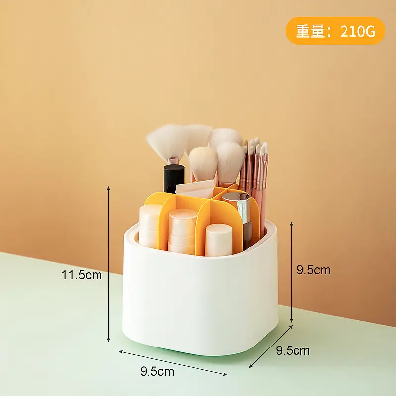 Transparent Rotating Cosmetic Storage Box 210g