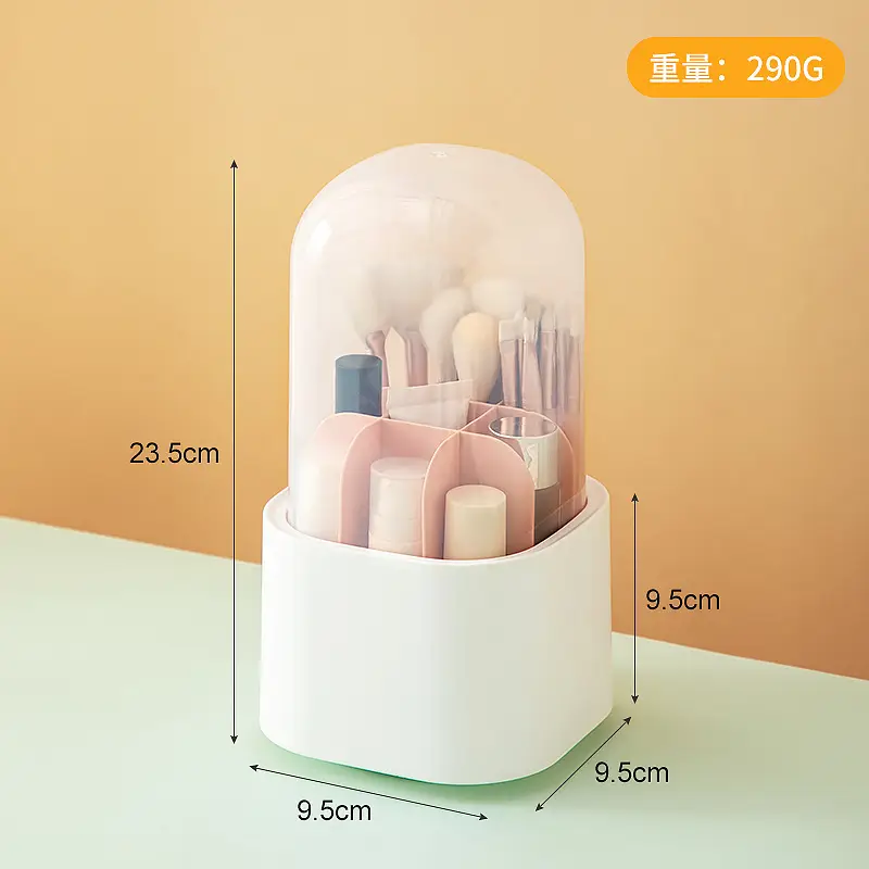 Transparent Rotating Cosmetic Storage Box 210g - Image 5