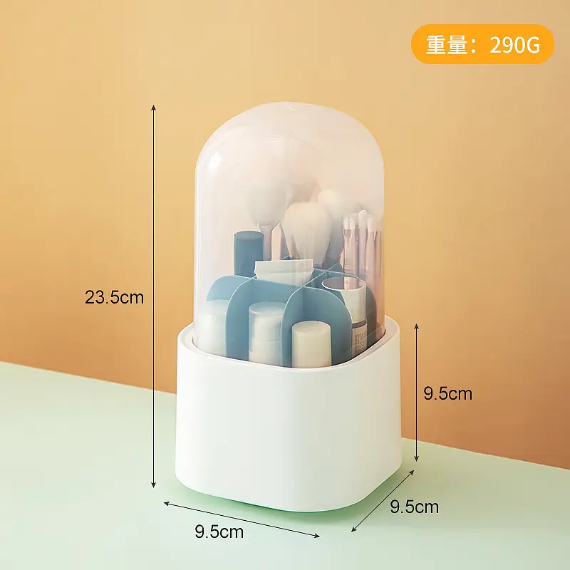 Transparent Rotating Cosmetic Storage Box 210g - Image 6