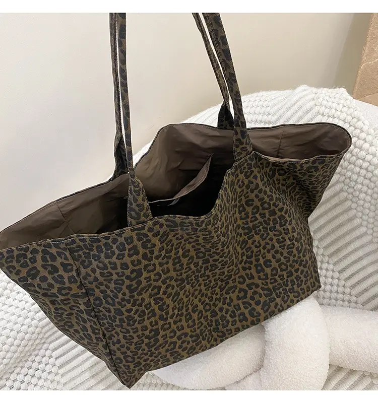 Retro Plaid Tote Bag Large Capacity Double Sided Back — feature 17