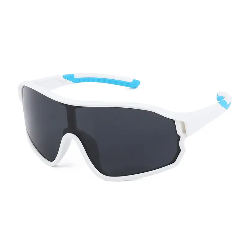 New Kidsren's Cycling Sunglasses White Blue Polarized Anti-Sun