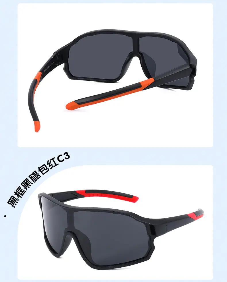 New Kidsren's Cycling Sunglasses White Blue Polarized Anti-Sun — feature 12