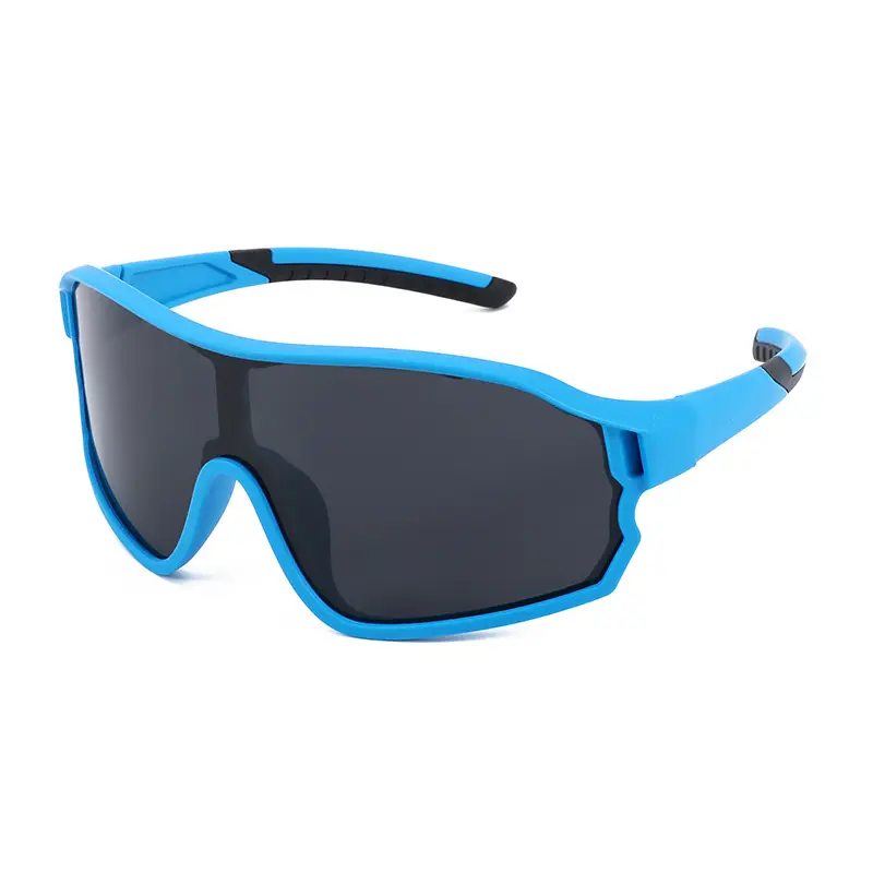 New Kidsren's Cycling Sunglasses White Blue Polarized Anti-Sun