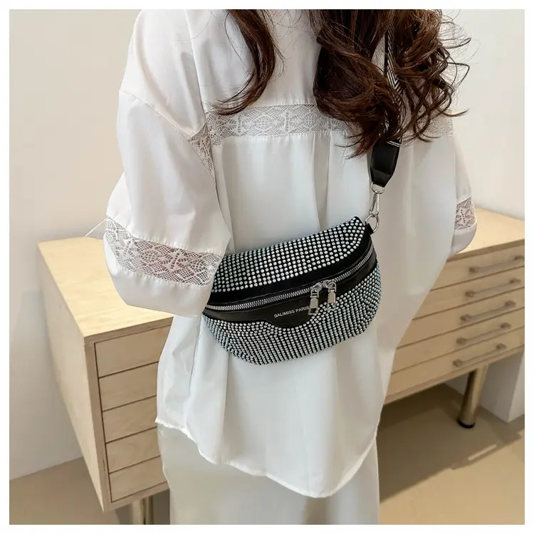 Pink Rhinestone Crossbody Bag for Women — feature 16