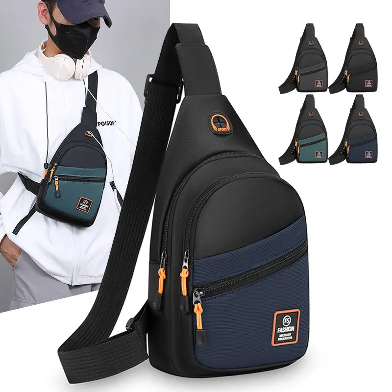 Korean Style Men's Chest Bag 6000mAh 10W Charging - Image 6