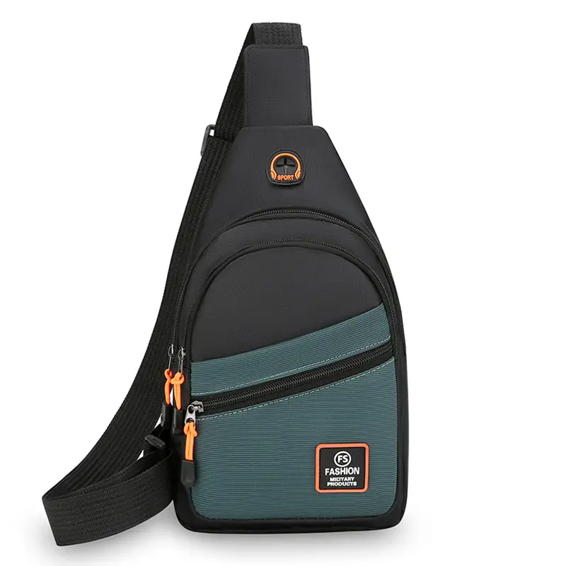 Korean Style Men's Chest Bag 6000mAh 10W Charging - Image 9