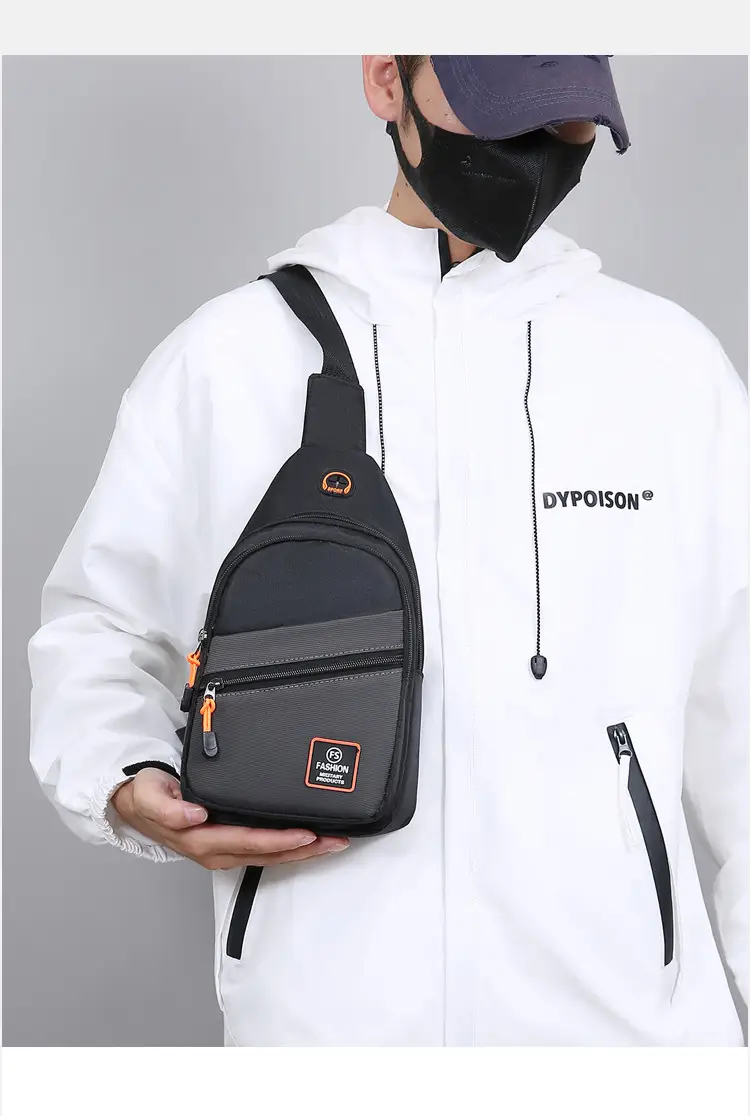 Korean Style Men's Chest Bag 6000mAh 10W Charging — feature 15